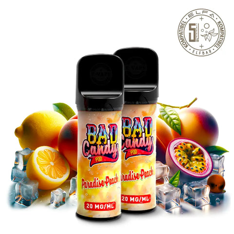 Bad Candy Pods für ELFA - Paradise Peach 2 x 2ml 20mg/ml Nikotin