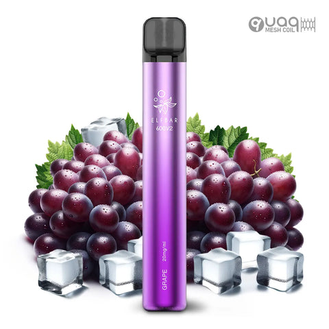 Elfbar 600 Grape V2 Vape 20 mg