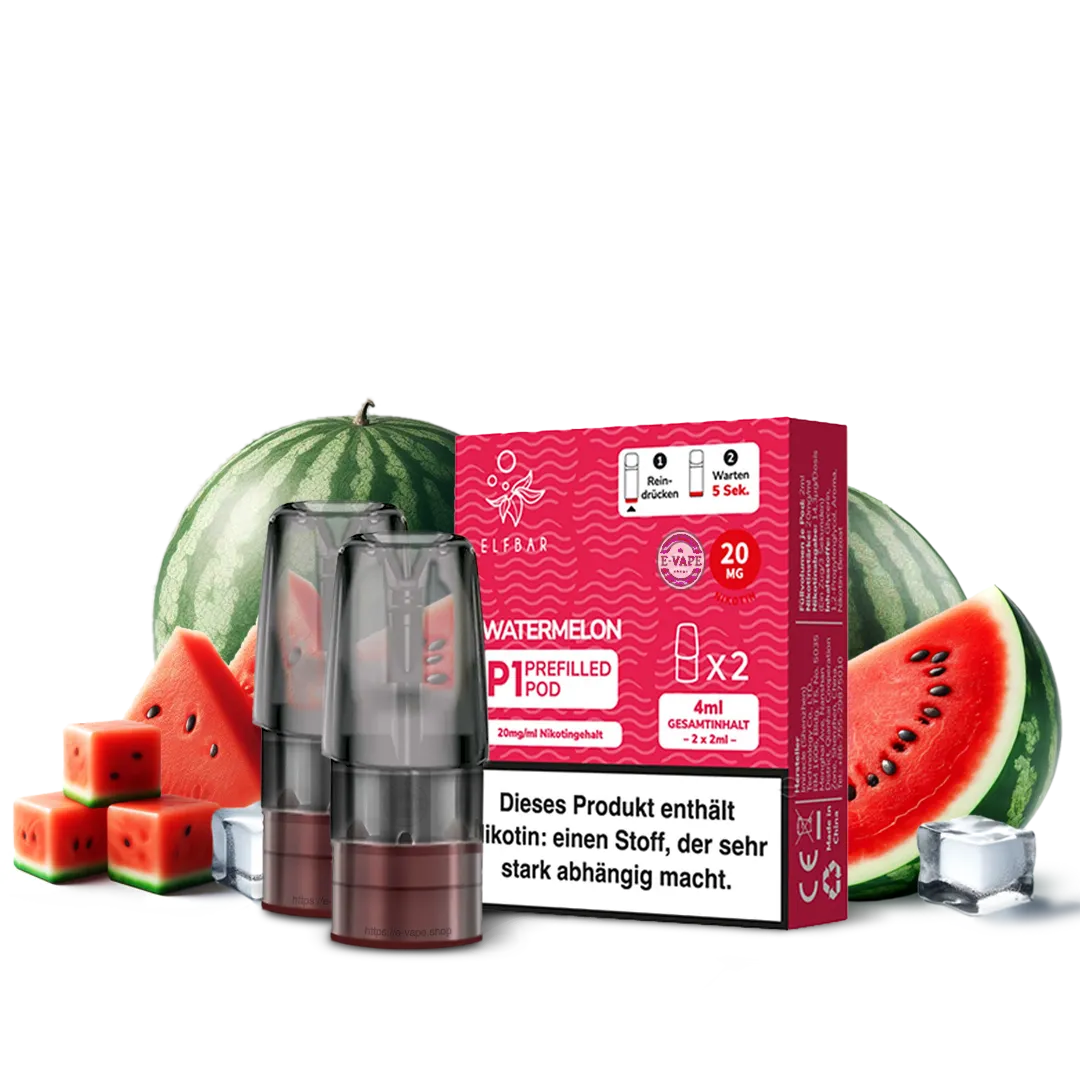 Elfbar Mate 500 2x Watermelon 20mg Pod