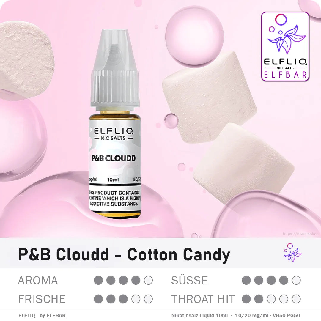 Elfbar ELFLIQ Cotton Candy Liquid 10ml online kaufen