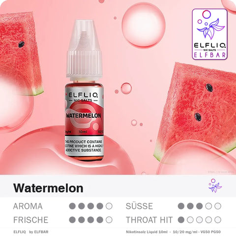 Elfbar Liquid ELFLIQ Watermelon 10/20mg