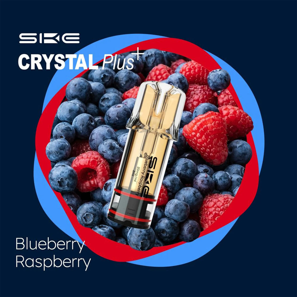 Crystal PLUS Pods Blueberry Raspberry 2 x 20mg/ml